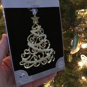 Harvey Lewis Collection Swarovski Crystal Ornament Tree With Star